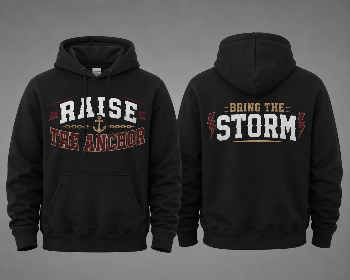 Raise The Anchor JR Porters Gildan Hoodie
