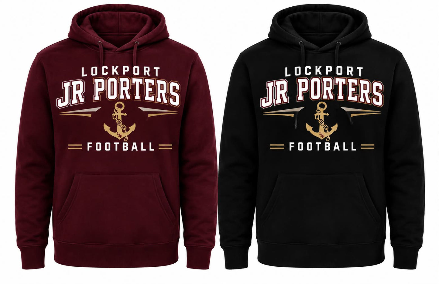 Lockport JR Porters Gildan Hoodie