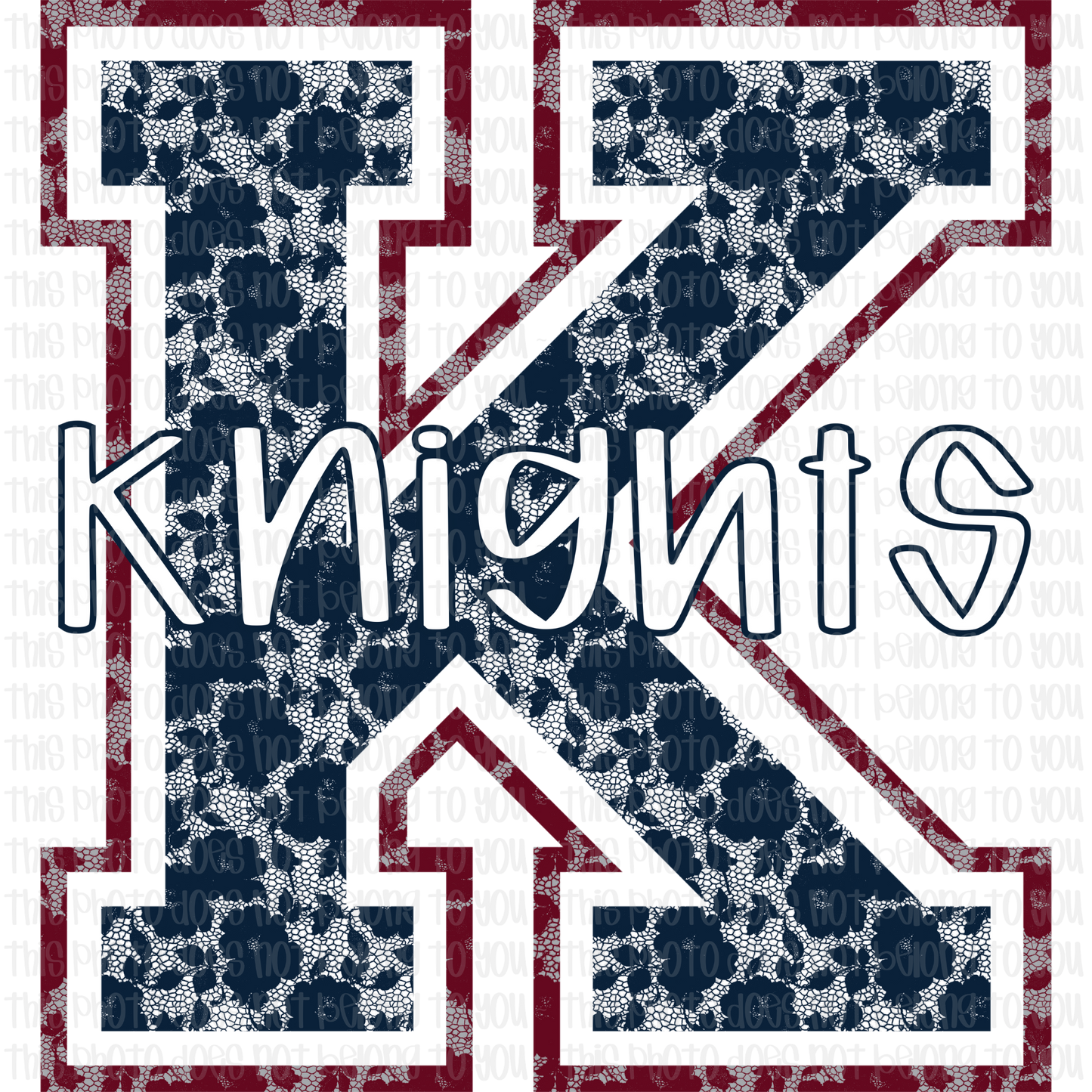 Lace K Knights Gildan Top
