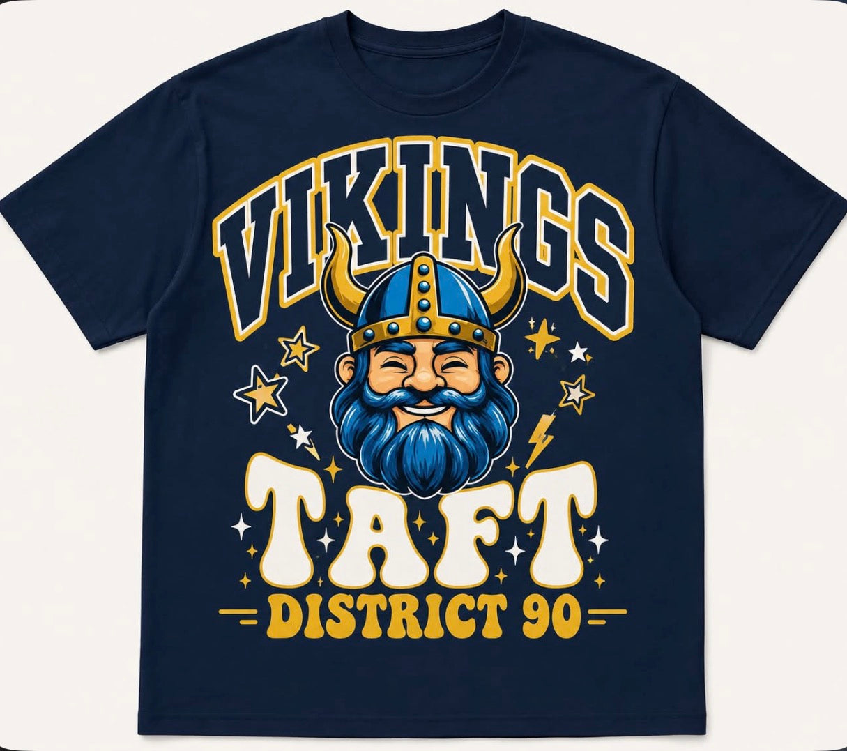 Vikings Navy Gildan T-Shirt