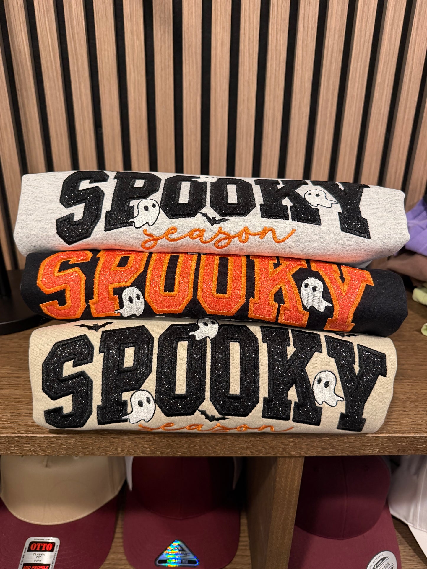 Spooky Season Embroidered Crewneck