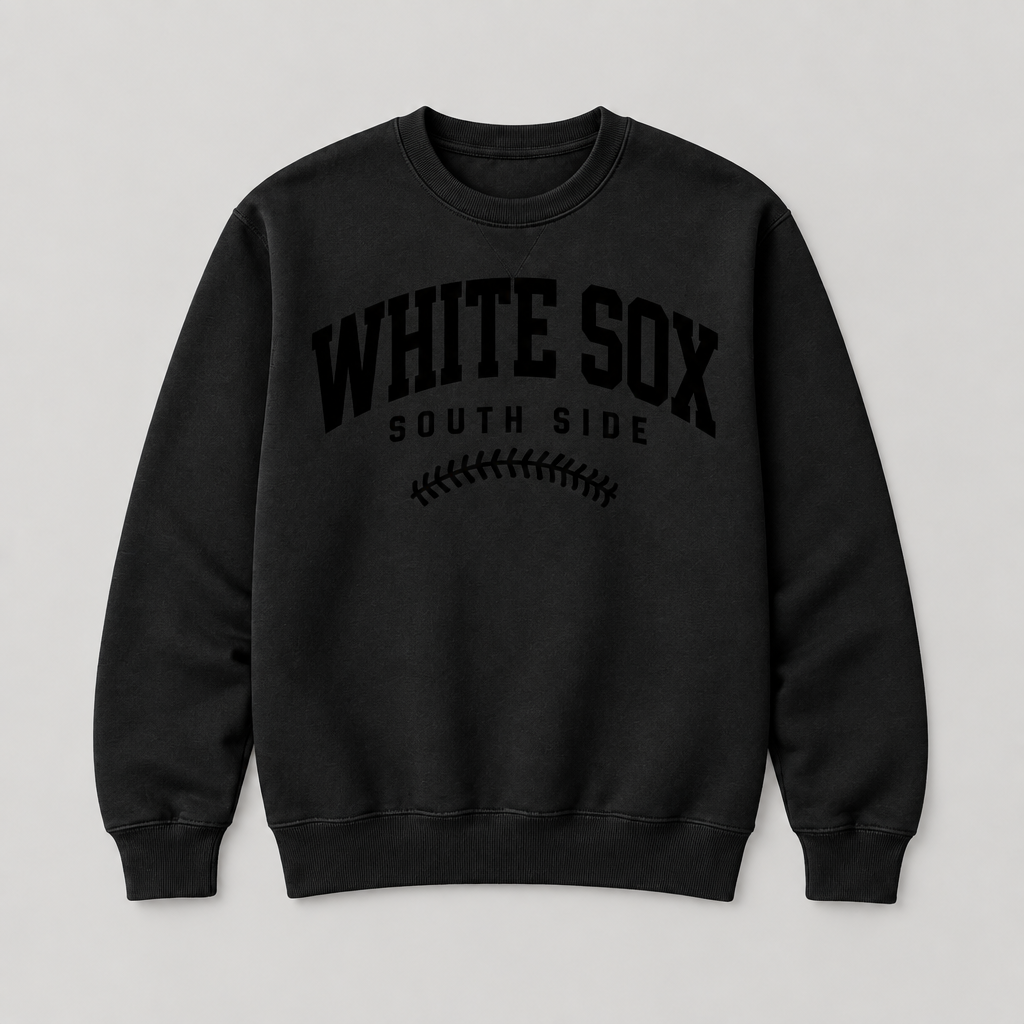 Black Out White Sox Gildan Crewneck
