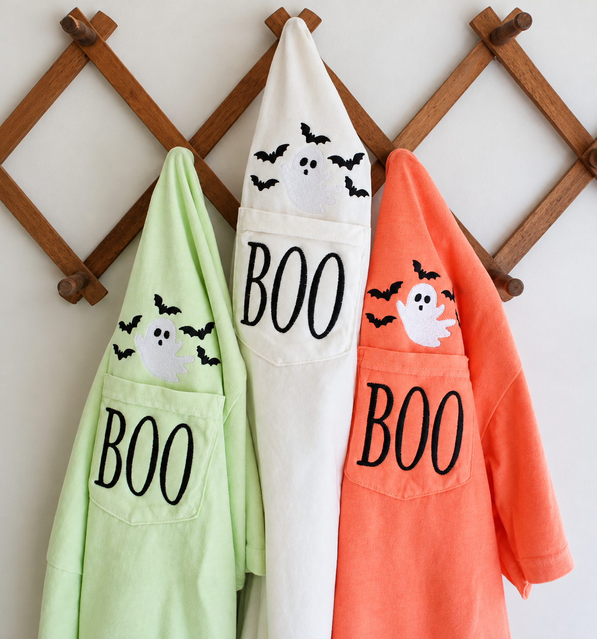 Boo Embroidered Gildan T-Shirt