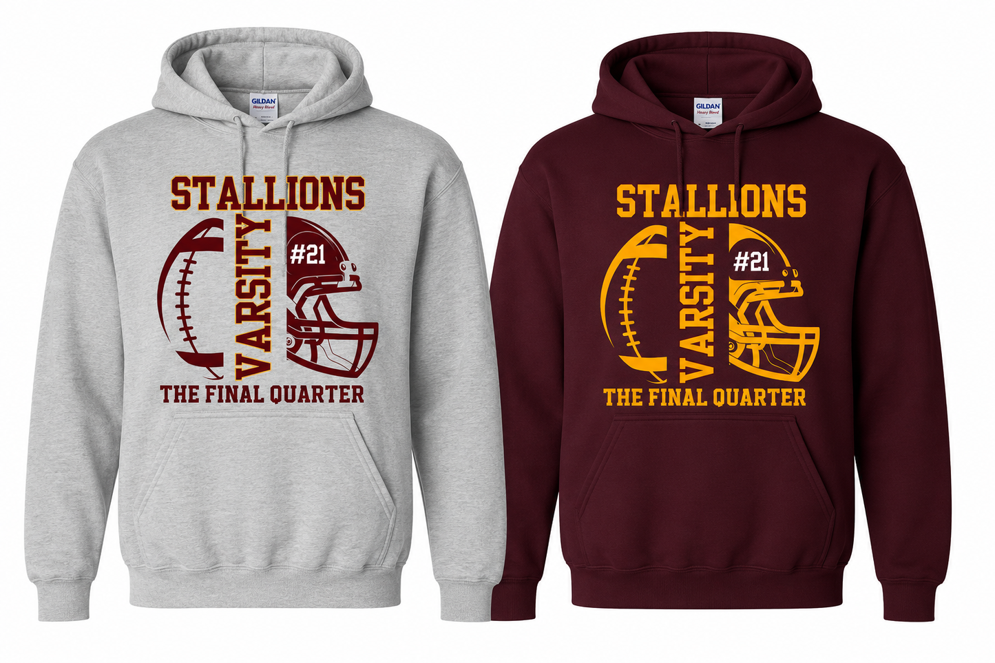 Varsity Gildan Hoodie