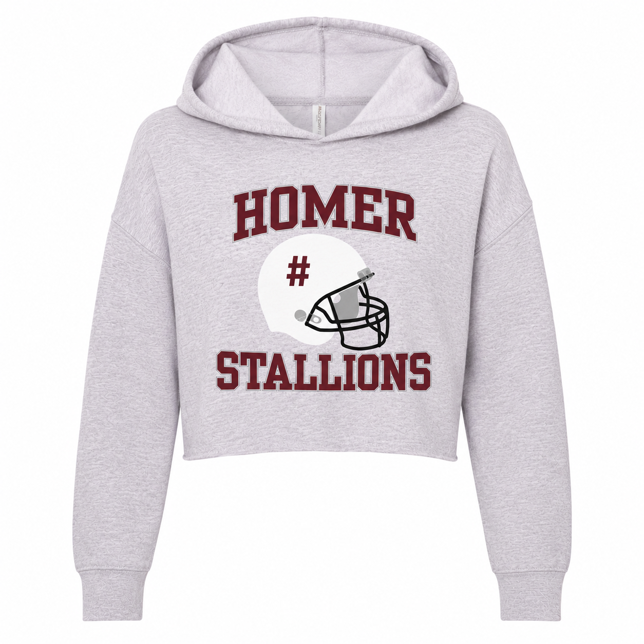 Independent Trading Co.Women’s Lightweight Stallions Crop Hooded Sweatshirt