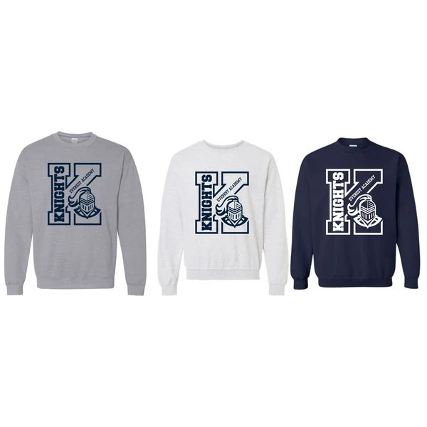 K Knights Gildan Crewneck