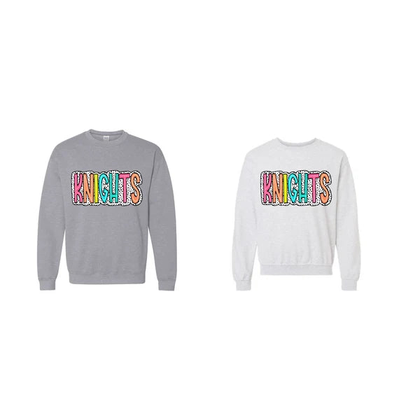 Dots Knights Gildan Crewneck