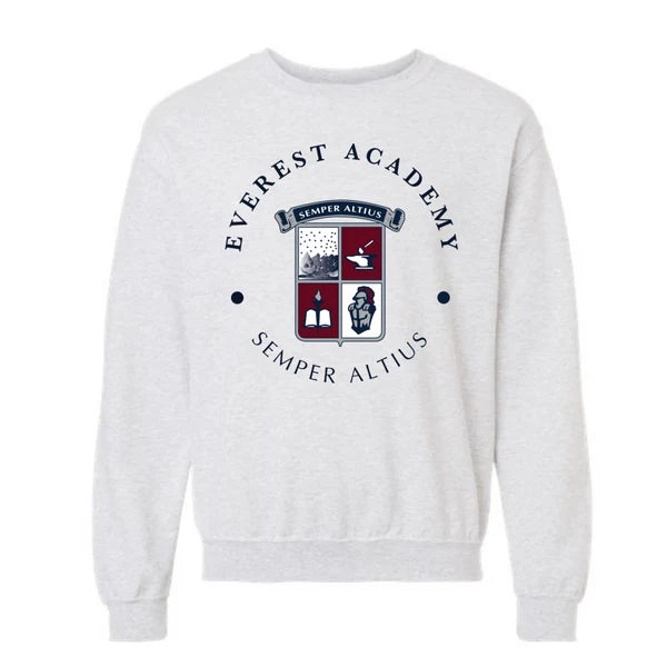 Everest Academy Logo Gildan Crewneck