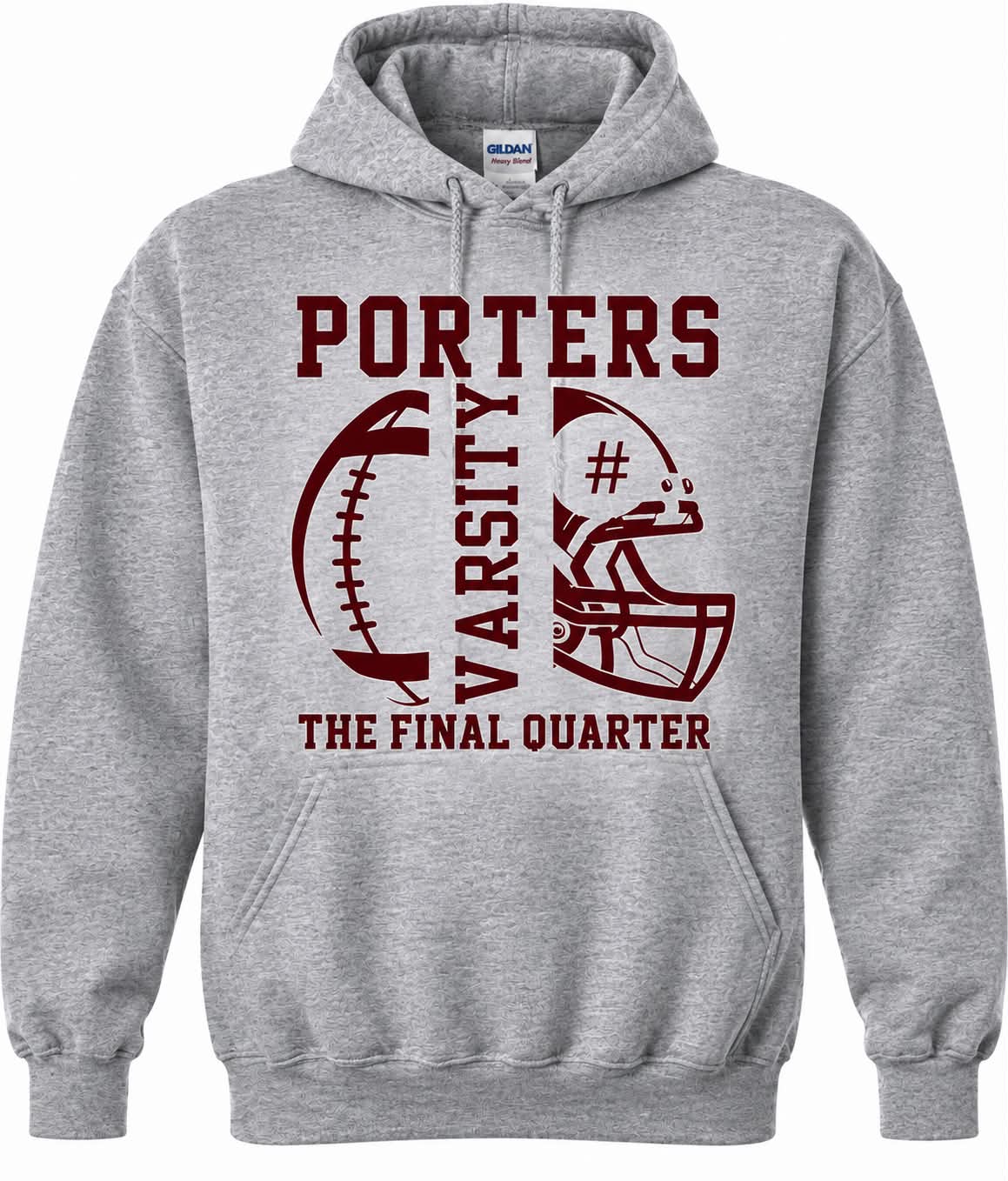 Porters Varsity Gildan Hoodie