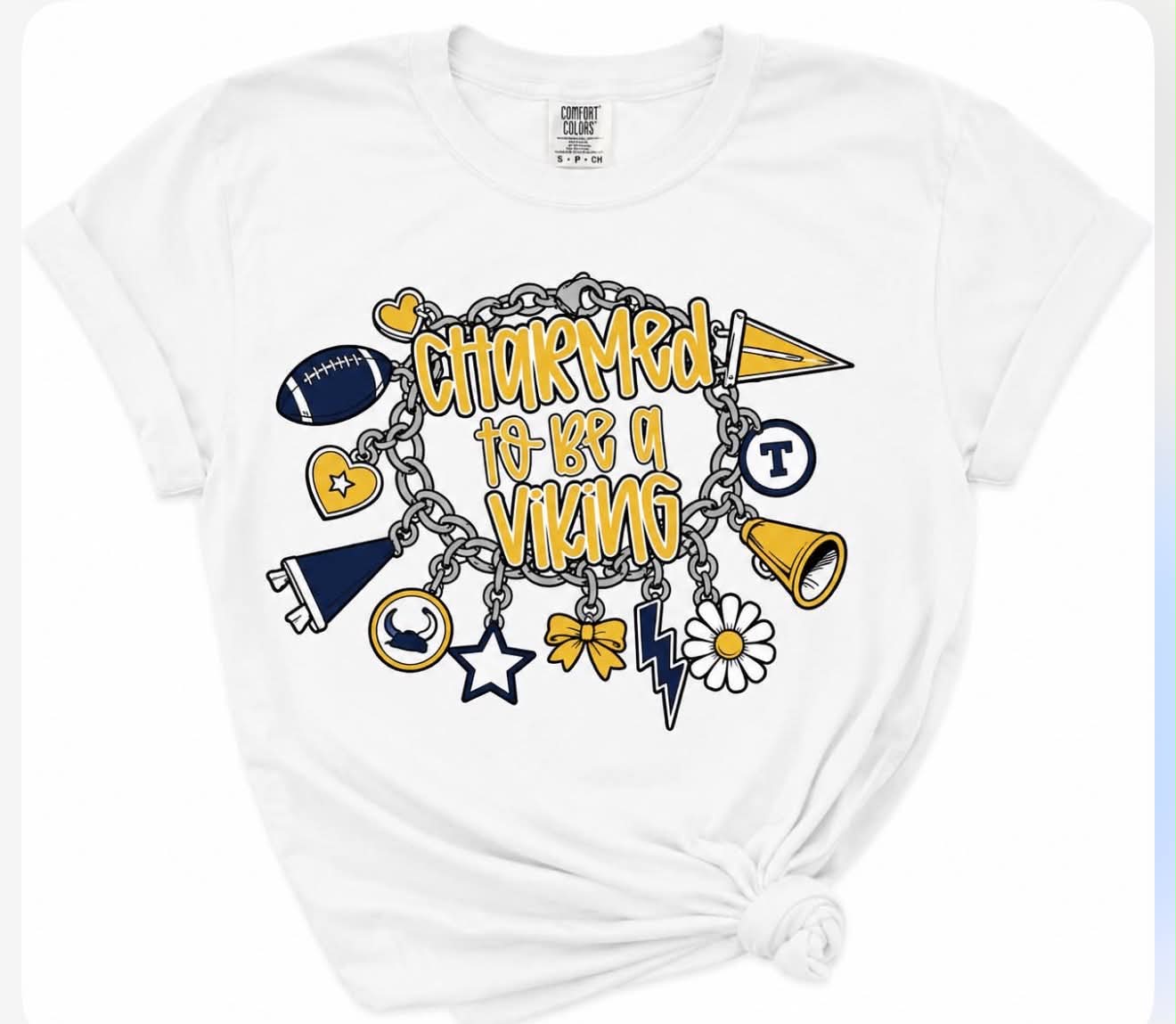 Charmed To Be a Viking White Gildan T-Shirt