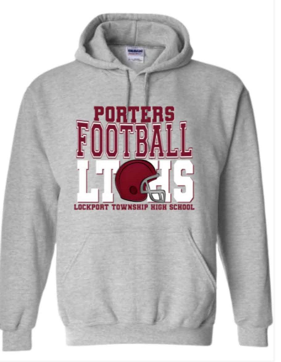 Porters Football Gildan Hoodie