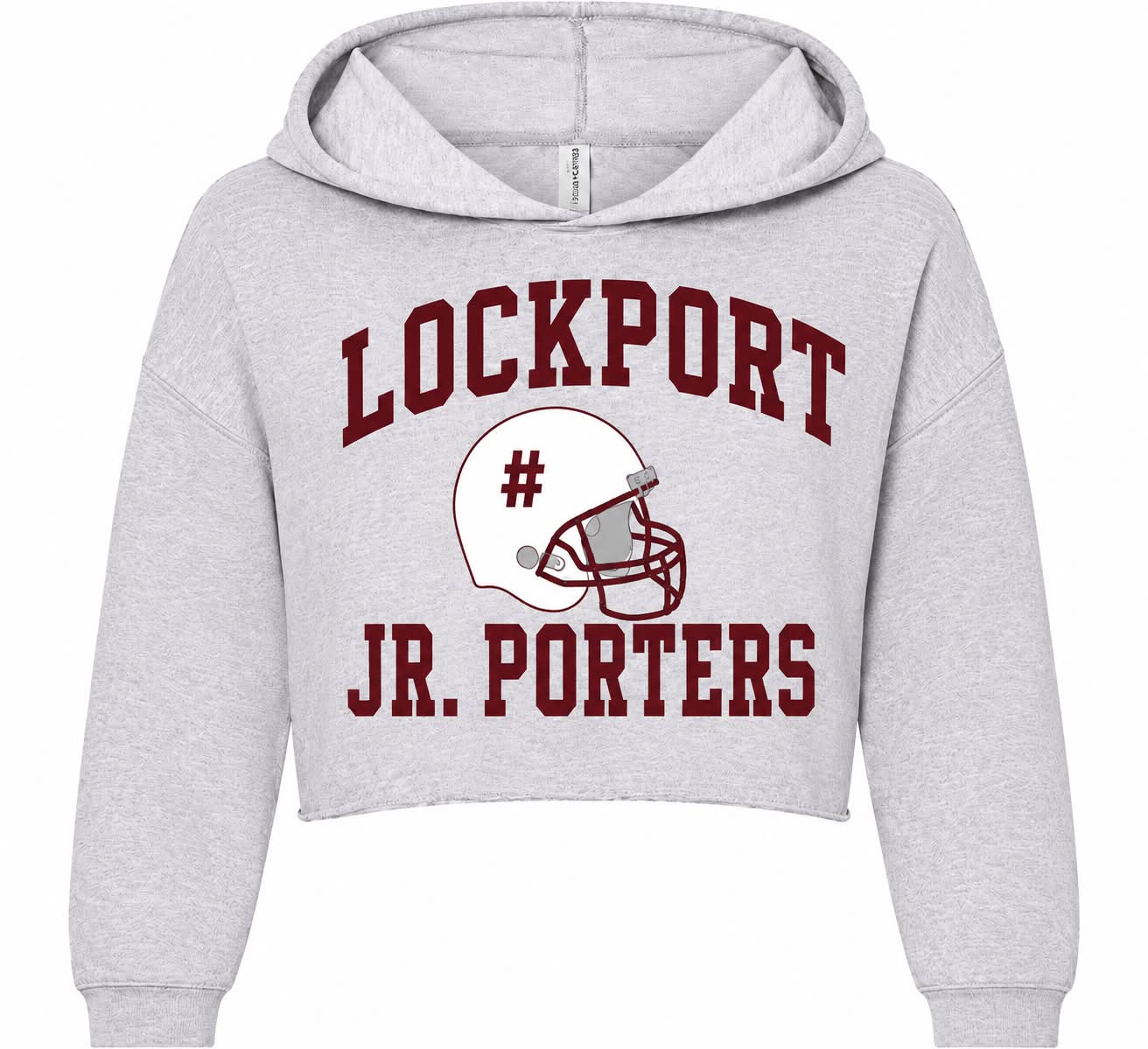 Independent Trading Co.Women’s Lightweight JR Porters Crop Hooded Sweatshirt