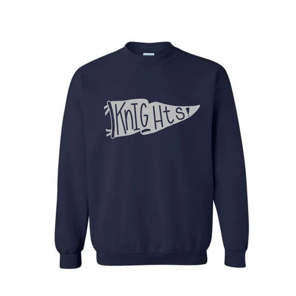 Gray Knights Flag Gildan Crewneck