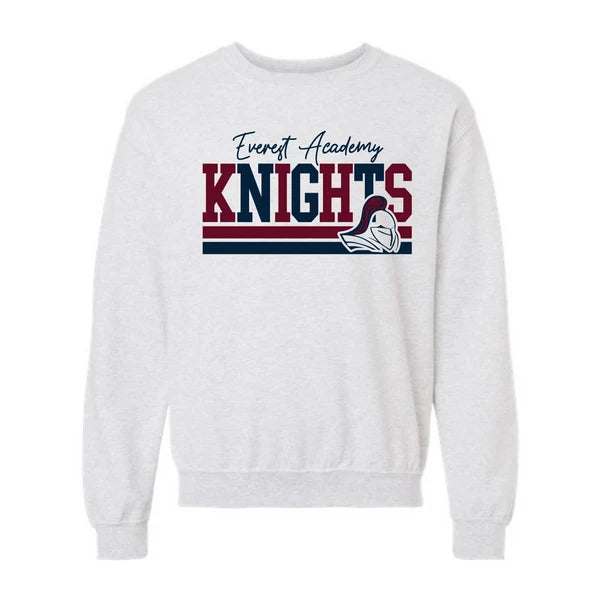 Knights Navy/Maroon Design Gildan Crewneck