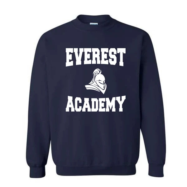 White Everest Design Gildan Crewneck