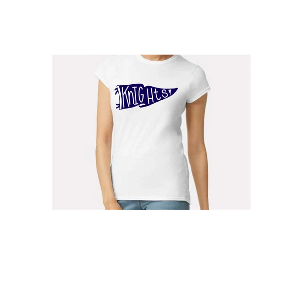 Navy Knights Flag Womens T-Shirt