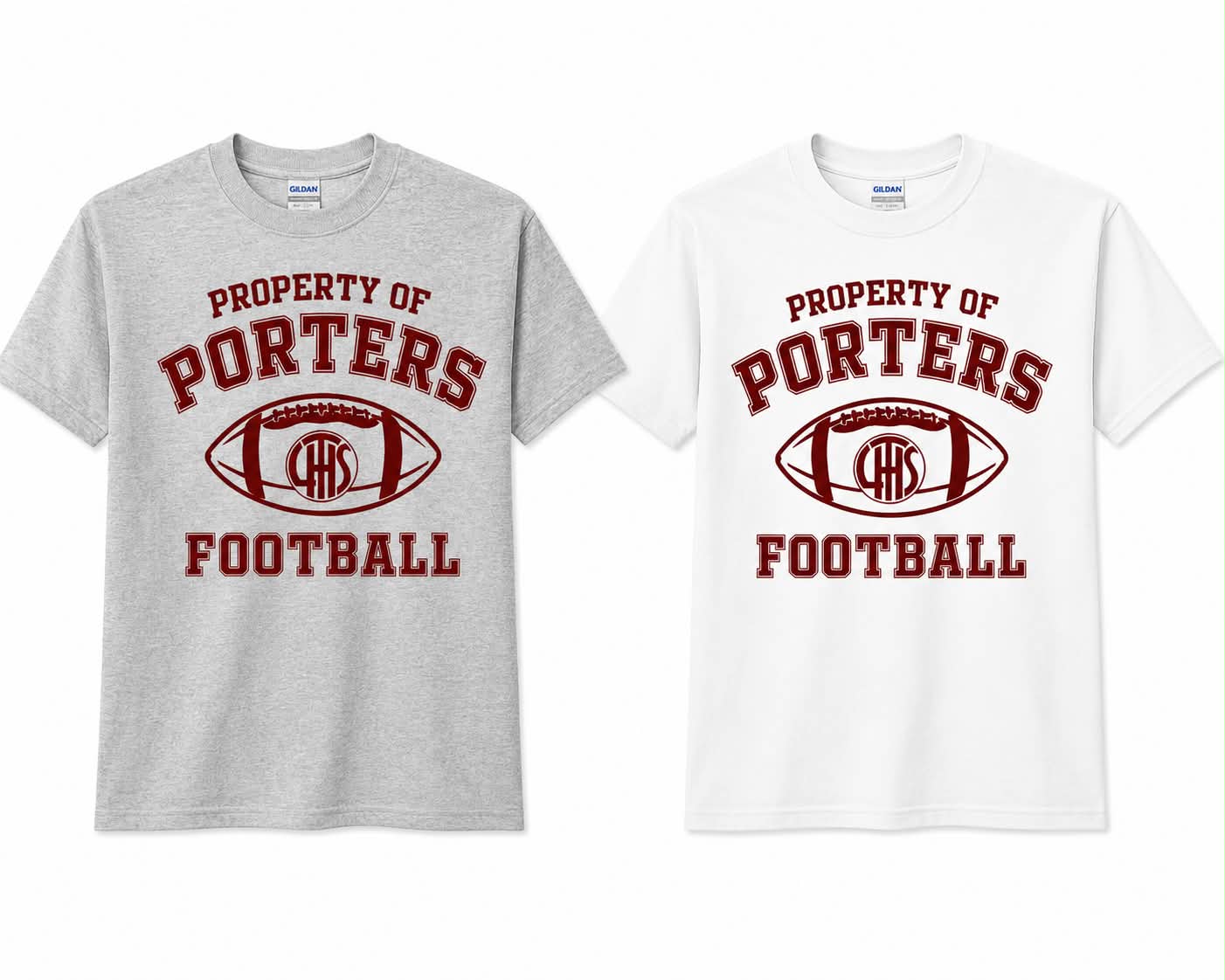 Property Of Porters Gildan T-Shirt