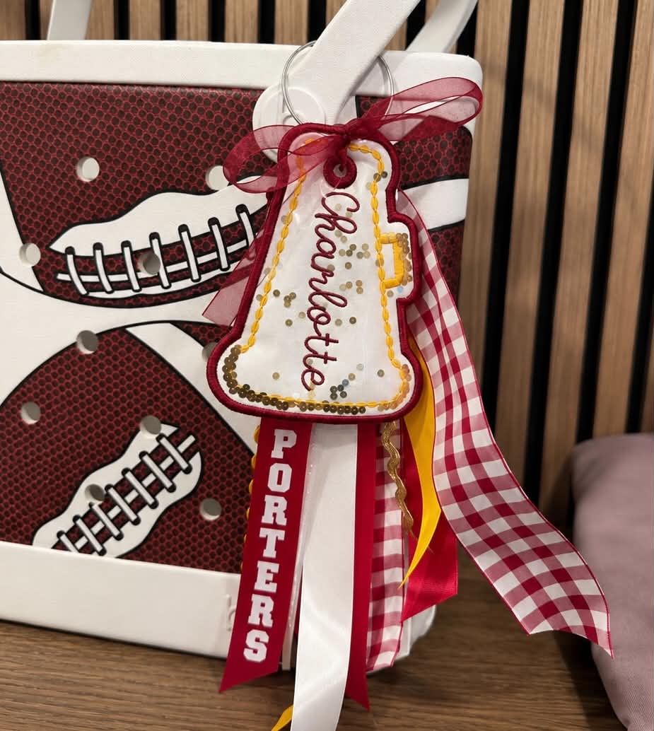 Custom Cheer Bag Tags