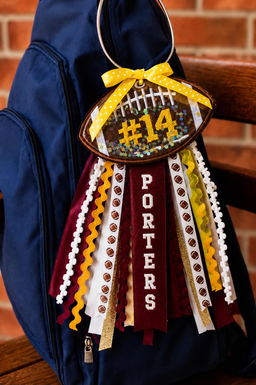 Custom Porters Football Bag Tags