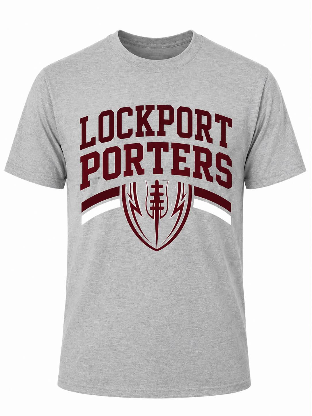 Porters Grey Gildan T-Shirt