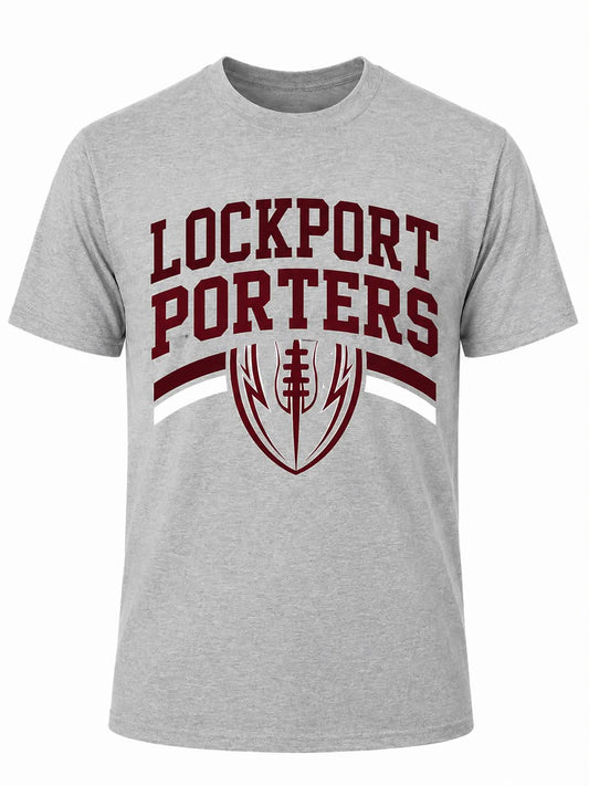 Porters Grey Gildan T-Shirt