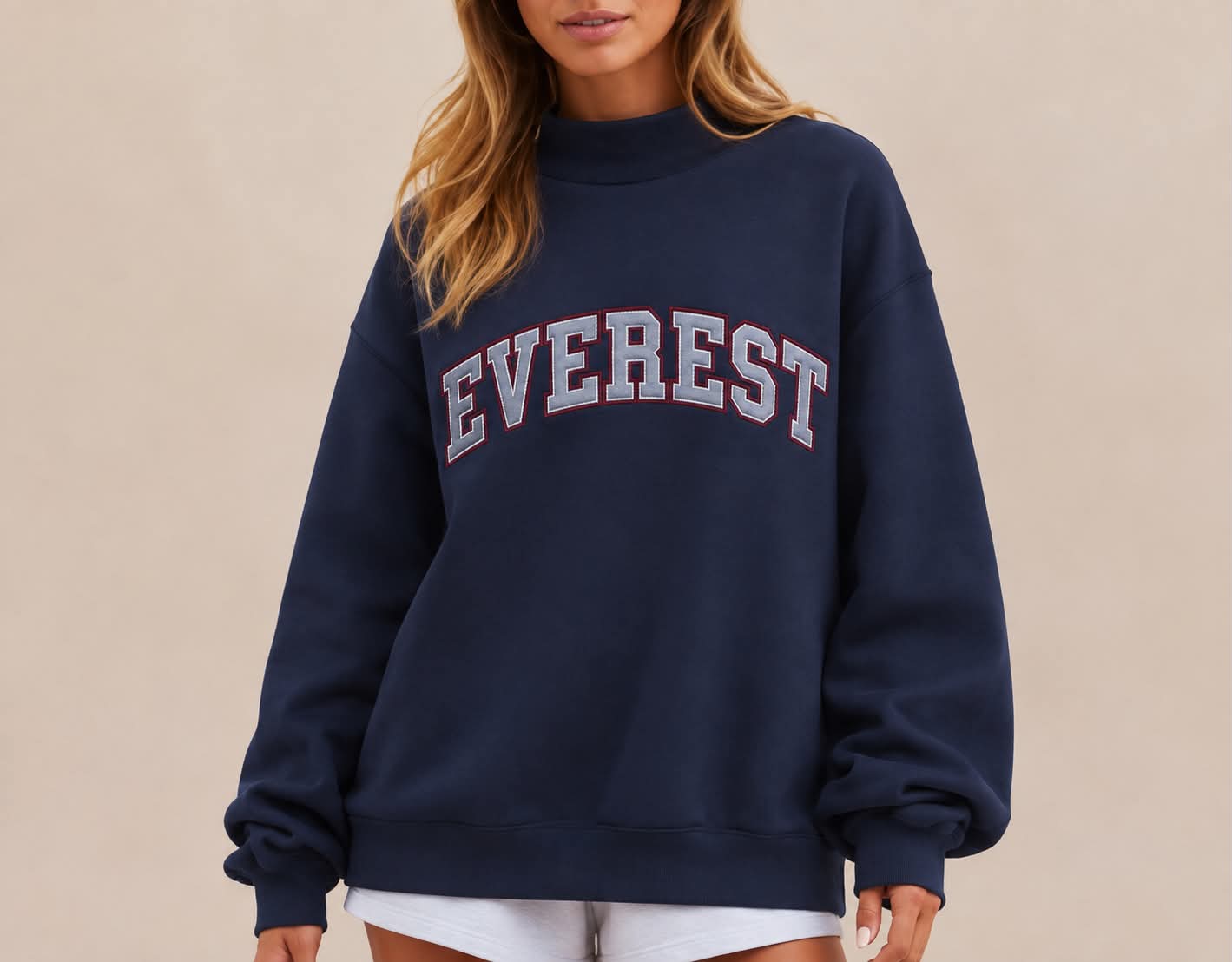 COMING SOON: Embroidered Everest Mockneck