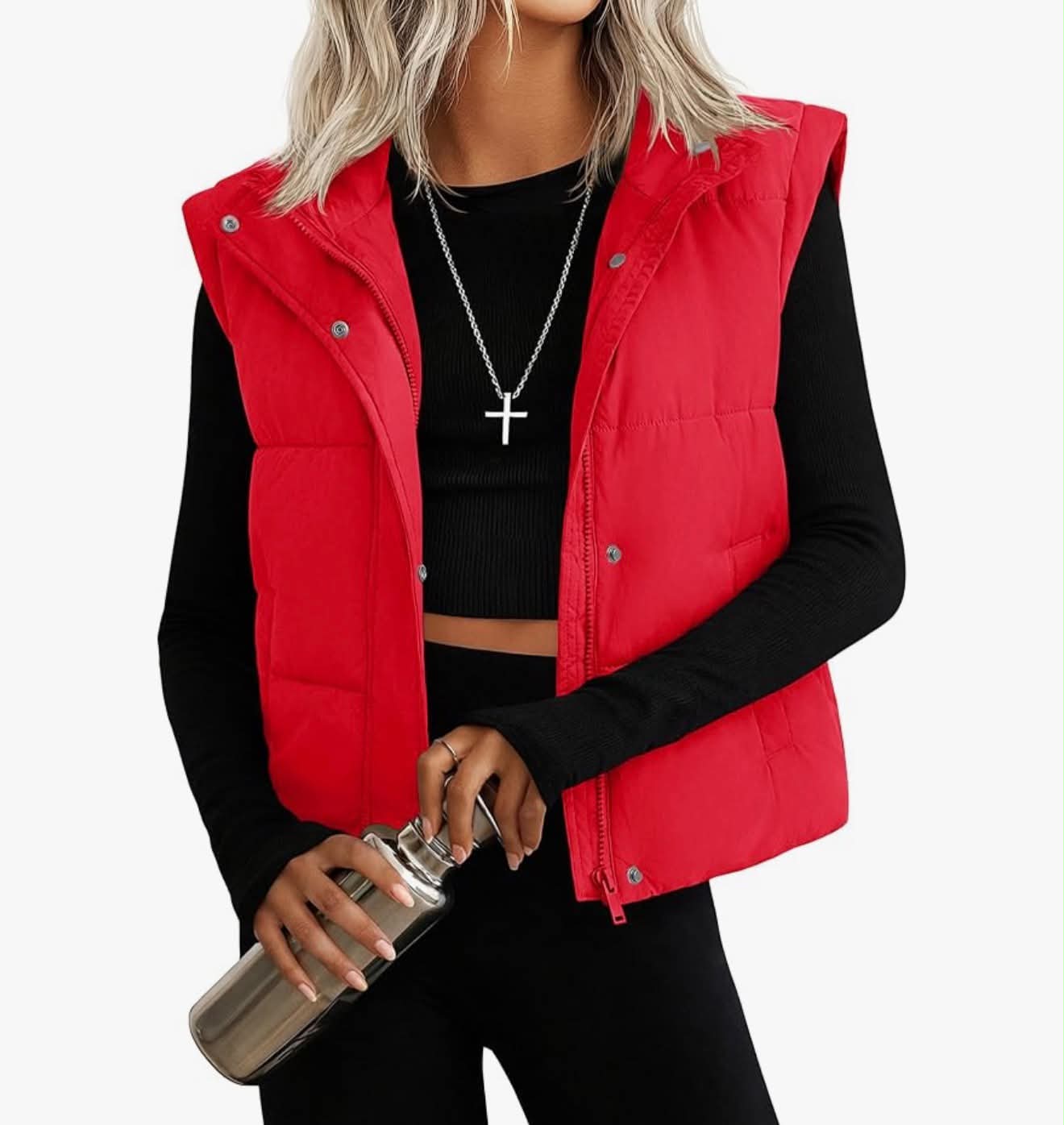 Cropped Jersey Vest