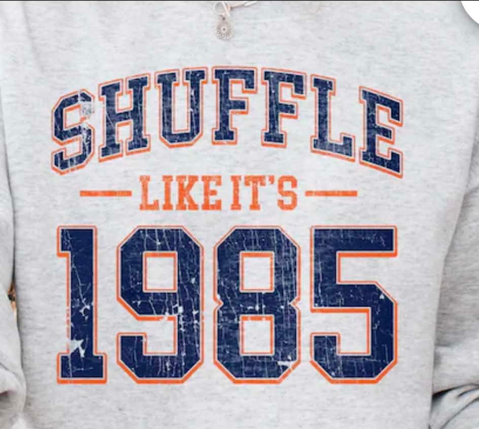Shuffle Like Its 1985 Gildan Top