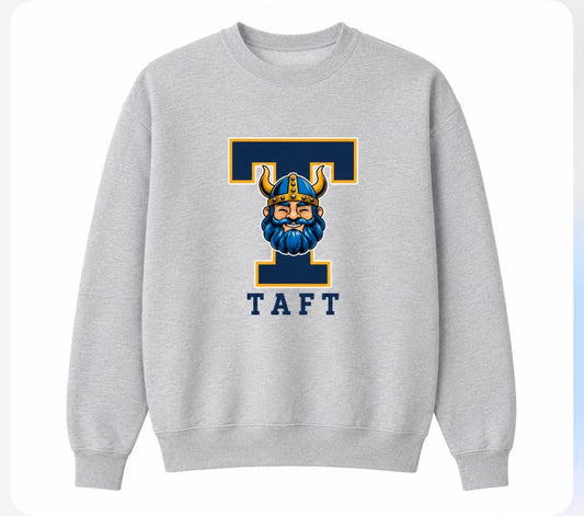 Taft T Grey Gildan Crewneck