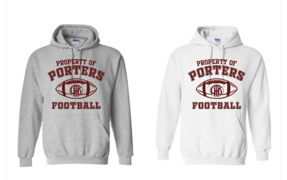 Property Of Porters Gildan Hoodie
