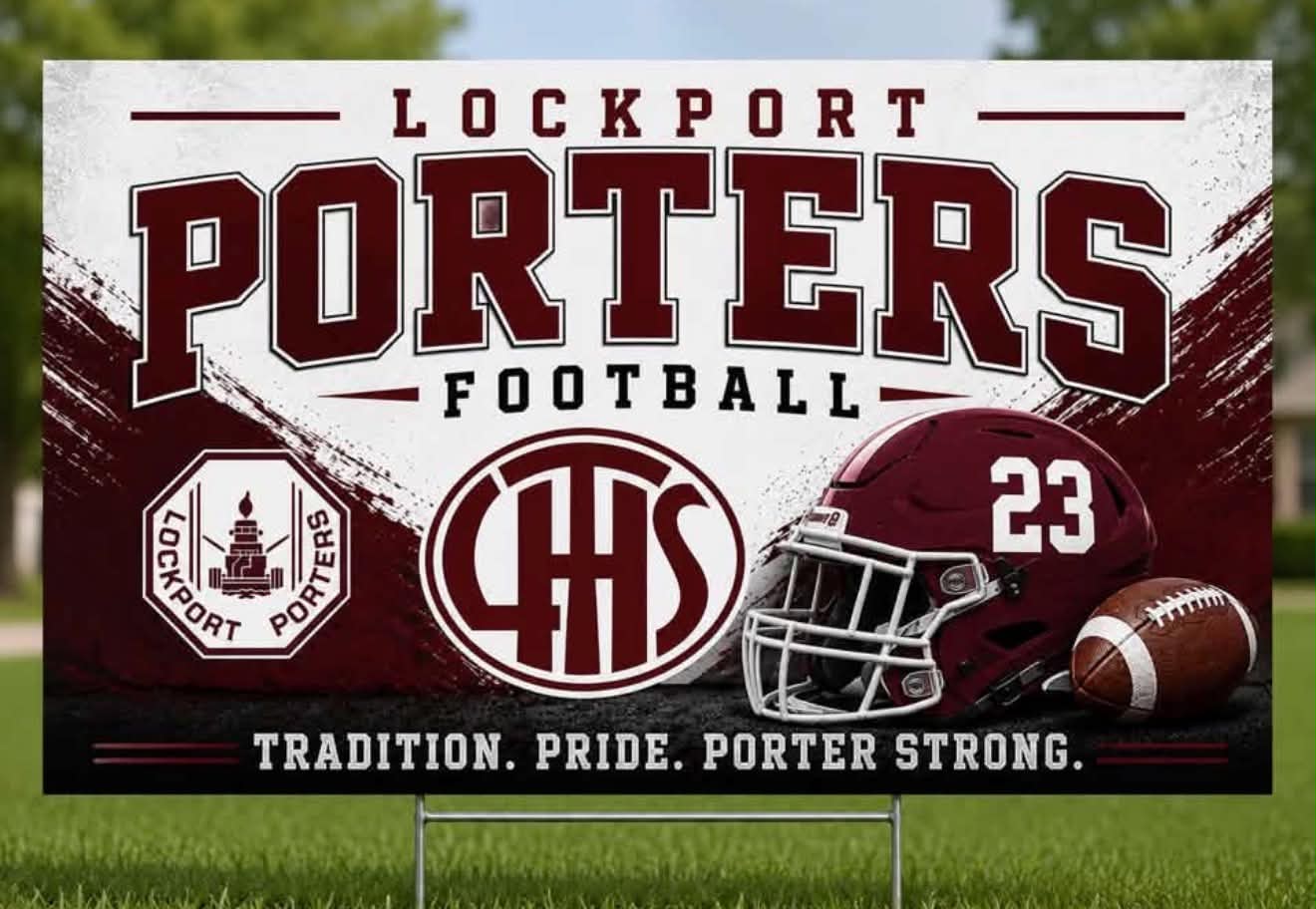 Porters Yard Sign with Player #(s)
