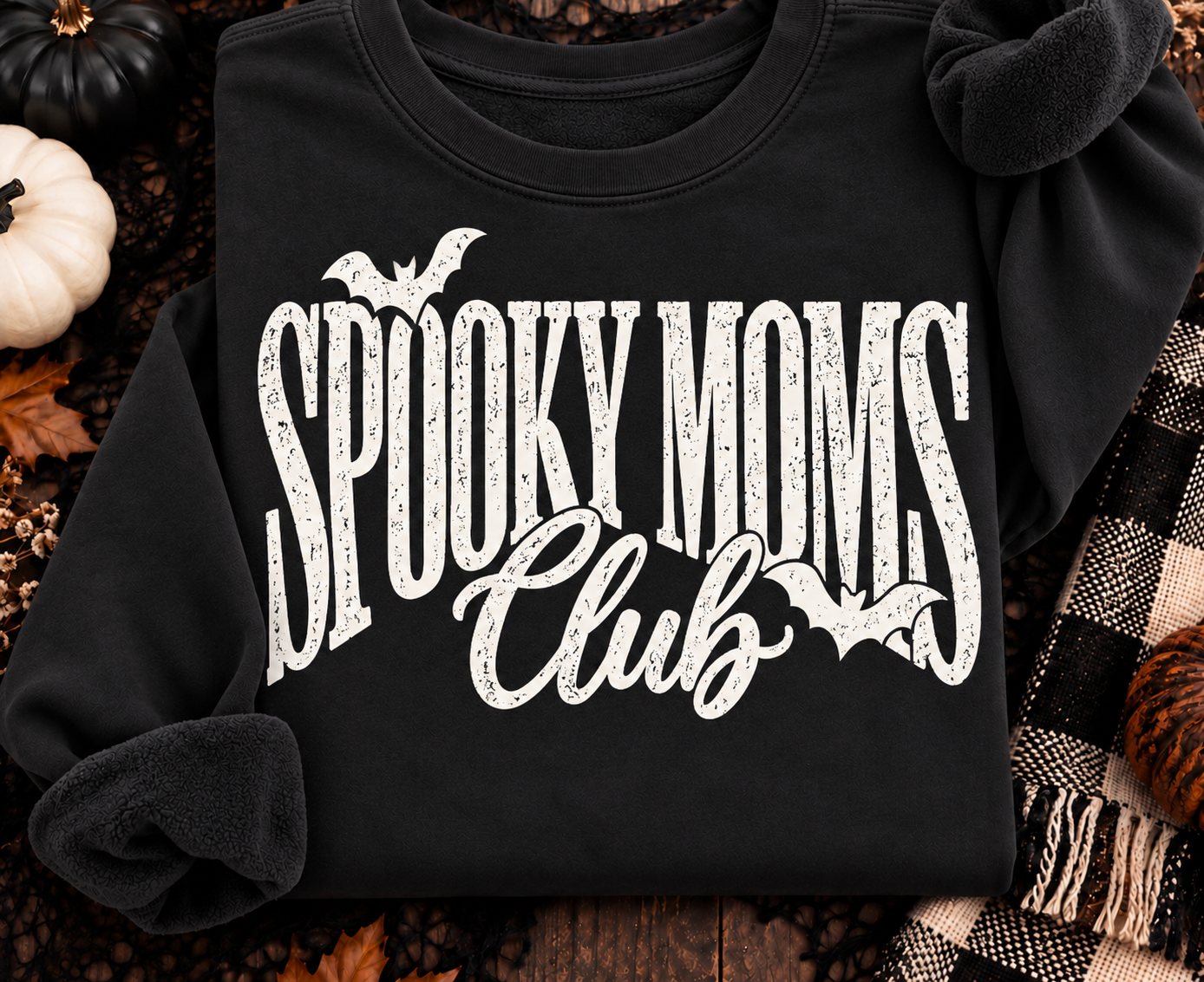 Spooky Moms Club Gildan Crewneck