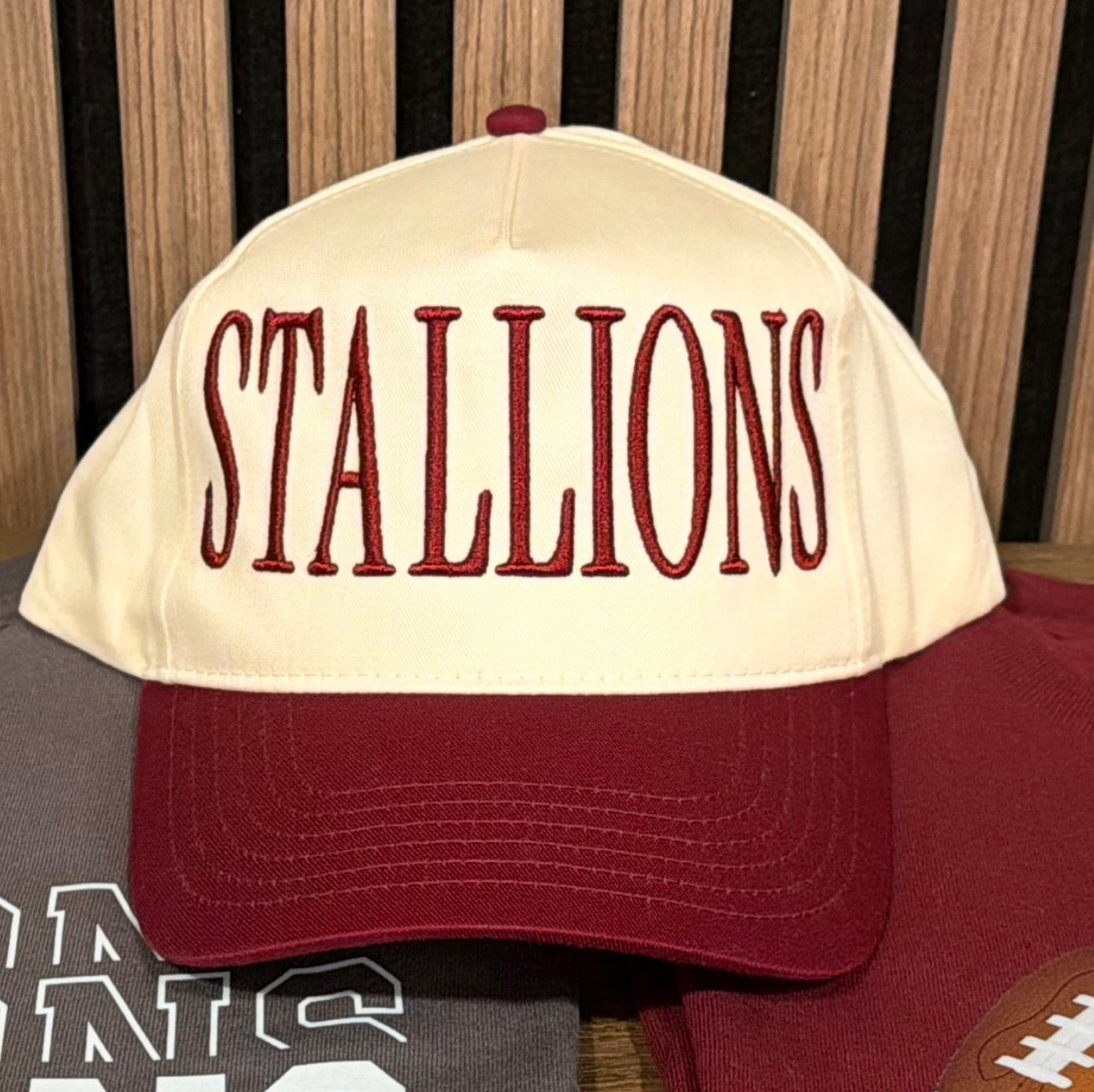 Stallions Puff Embroidered Hat