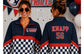 Pre-Order: Patriots Custom 1/4 Zip Light Weight Performance Windbreake