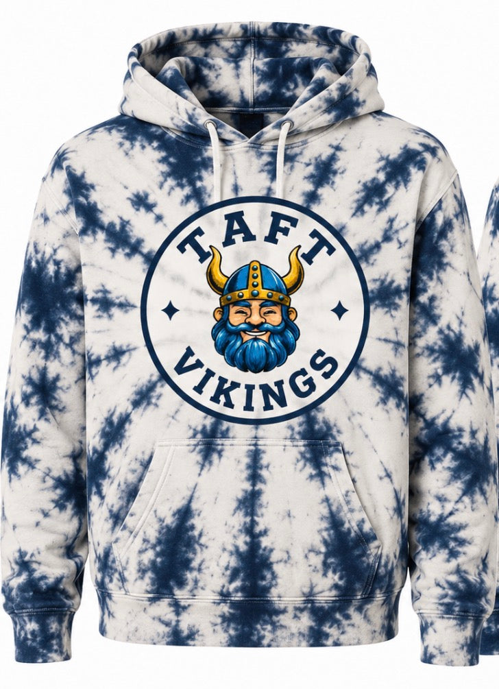 Viking Tye Dye Gildan Hoodie