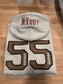 Stallions Embroidered Ash Gildan Hoodie with Name & #