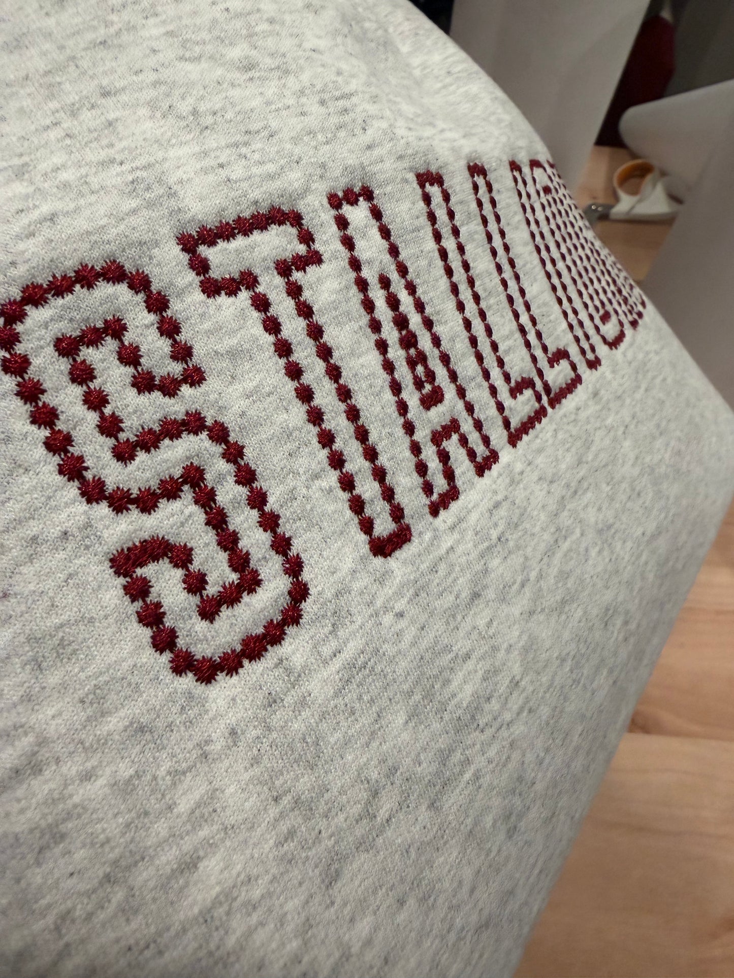 Embroidered Stallion Gildan Crewneck