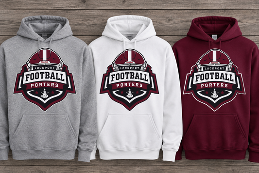 Porters Helmet Gildan Hoodie