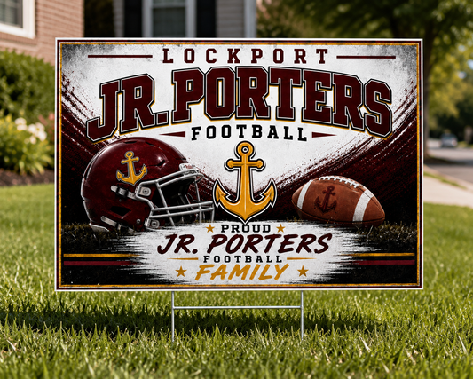 Jr. Porters Yard Sign