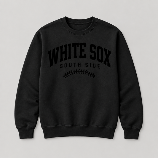 Black Out White Sox Gildan Crewneck