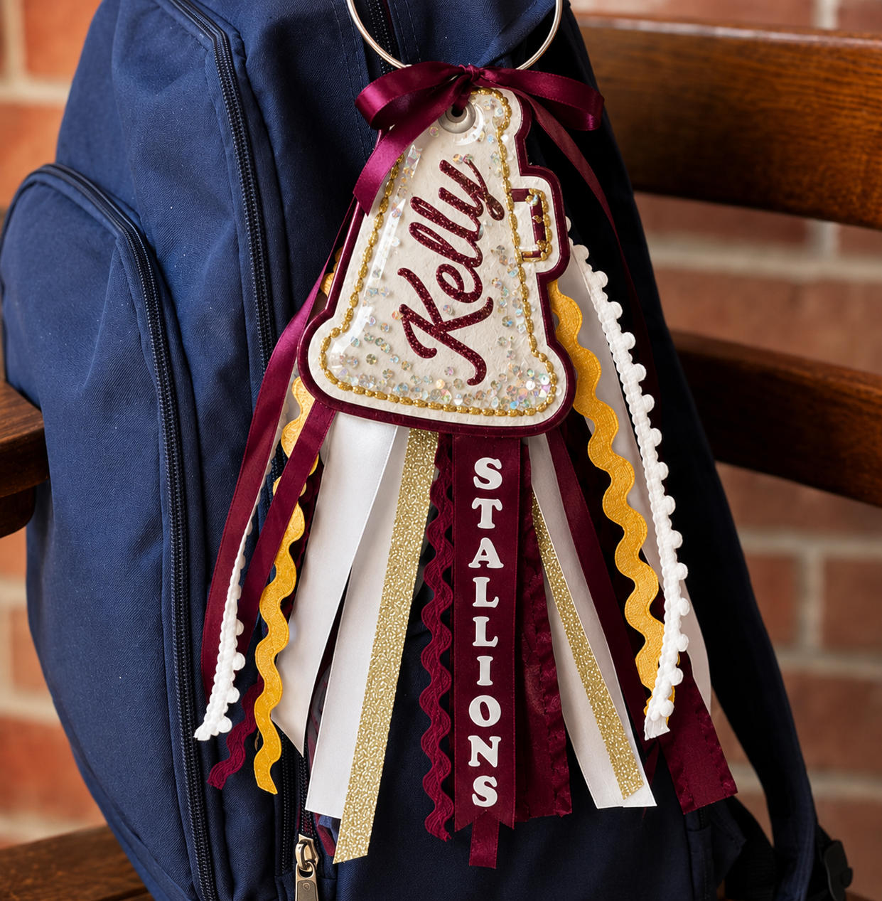 Custom Cheer Bag Tags