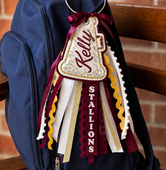 Custom Cheer Bag Tags