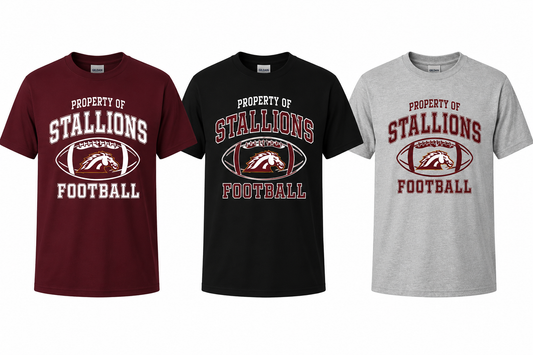 Property Of Stallions Gildan T-Shirt