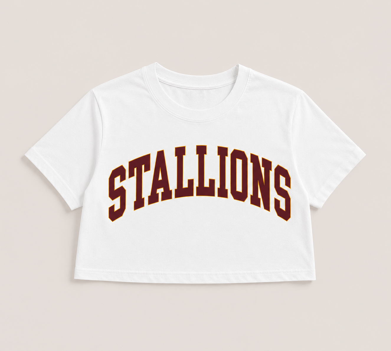 Custom Stallions Crop Top
