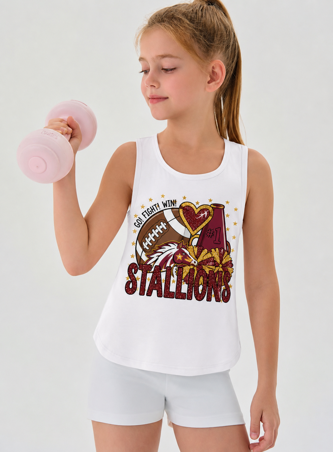 Stallions Girls Tank