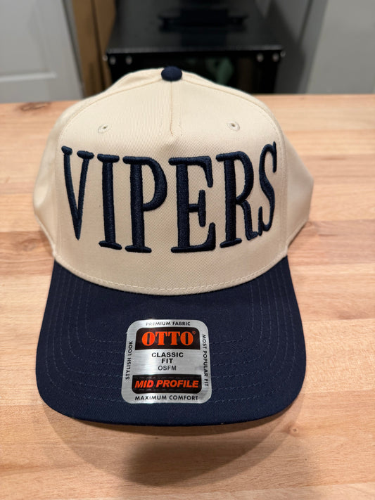 Custom Team Name/Mascot Puff Embroidered Hat