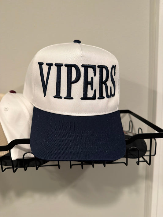 Custom Team Name/Mascot Puff Embroidered Hat