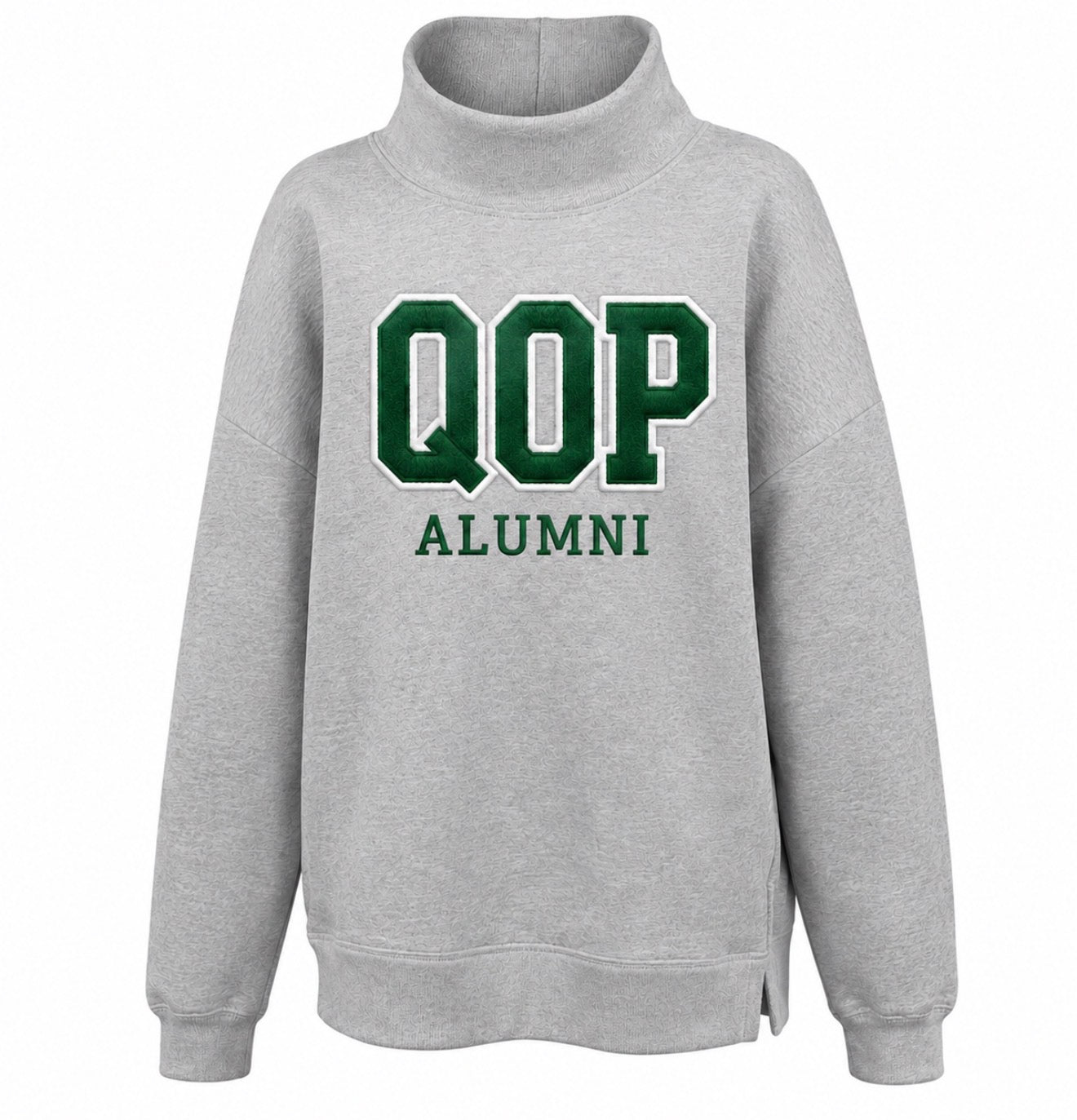Embroidered QOP Alumni Mocknecks