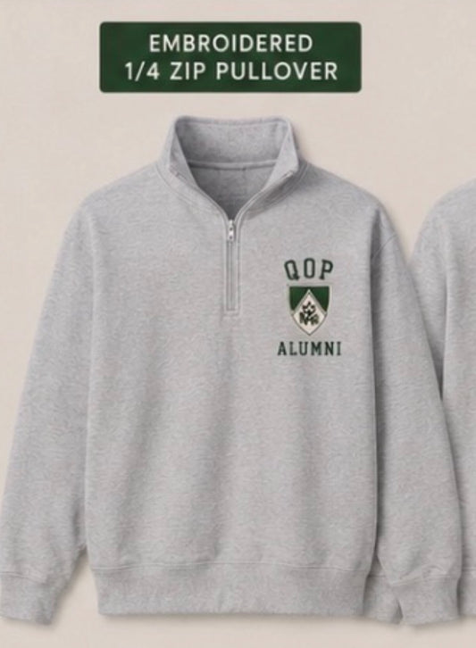 1/4 Zip QOP Alumni