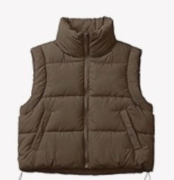 Cropped Jersey Vest